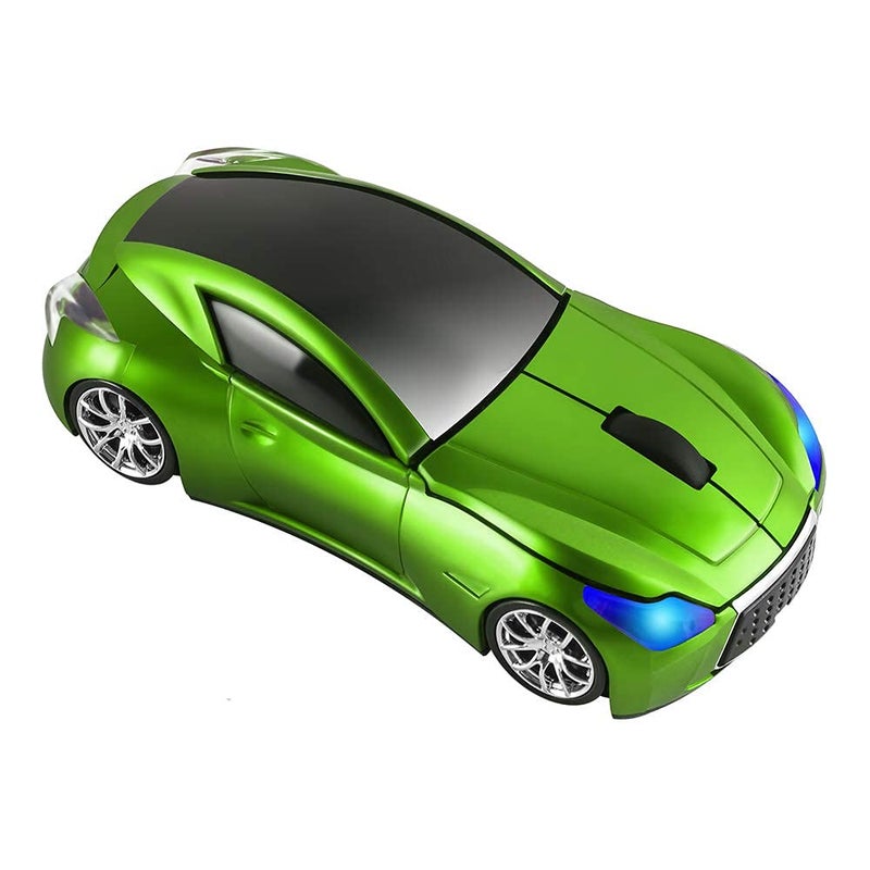 elec Space Cool Sport Car Shape 2.4GHz Wireless Mouse Optical Cordless Mice with USB Receiver for PC Laptop Computer 1600DPI 3 Buttons - Image 5